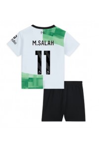 Fotbalové Dres Liverpool Mohamed Salah #11 Dětské Venkovní Oblečení 2023-24 Krátký Rukáv (+ trenýrky)